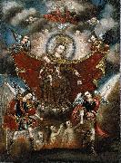 Diego Quispe Tito Virgin of Carmel Saving Souls in Purgatory Spain oil painting artist